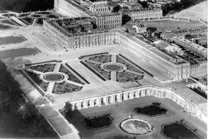 Chteau de Versailles - Photo arienne - Vers 1925