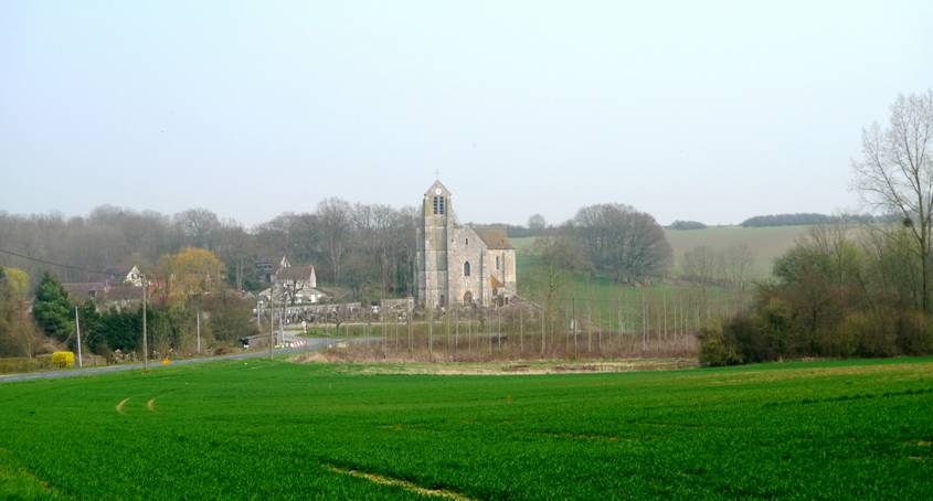 Bouillancy le bas et la vallée de la Gergogne - Eglise du 12ème siècle