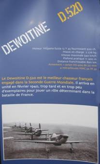 Dewoitine D.520 - Muse de l'Air et de l'Espace du Bourget