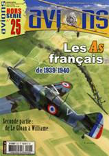 Couverture d'un numro spcial de la revue "Avions" (Tome II de "Les As franais de 1939-40")