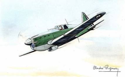 Morane Saulnier 406 - Dessin