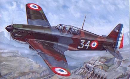 Morane Saulnier 406 - Dessin