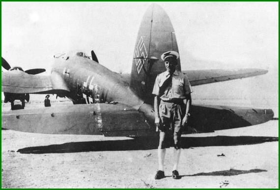 Aérodrome de Rayack - Liban - Dewoitine 520 du Cne Rivals Mazères - Juin 1941