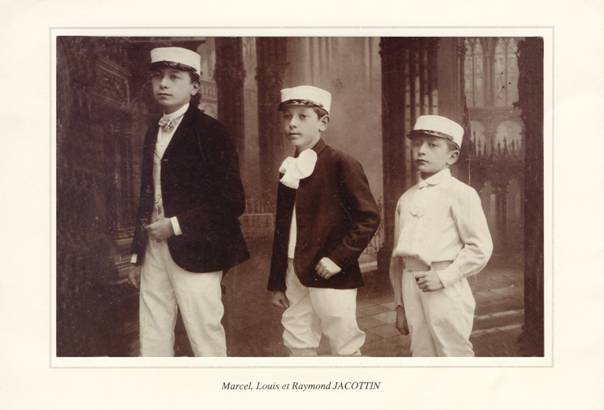 Marcel, Louis et Raymond JACOTTIN