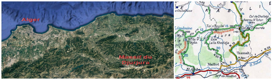 Tikjda – Tizi n’Kouilal : massif de Djurjura 