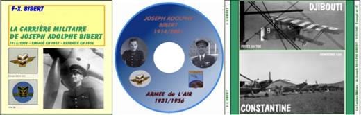 Le CDcomplet de la carrire de Joseph Adolphe BIBERT