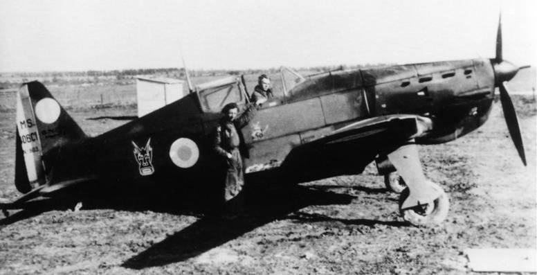 Le Morane Saulnier 406 'Le Dahu" n803  du sergent de Gervillier au GC III/6