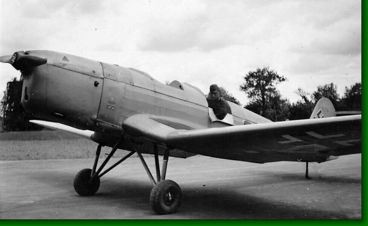 Chartres - Luftwaffe - Klemm 35 d''entraînement