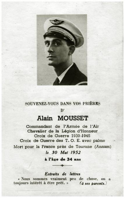 Souvenir d'Alain MOUSSET