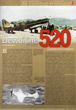 Dewoitine D.520 - Dessin