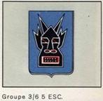 Insigne GC III/6 - 5ème escadrille - Masque tragédie