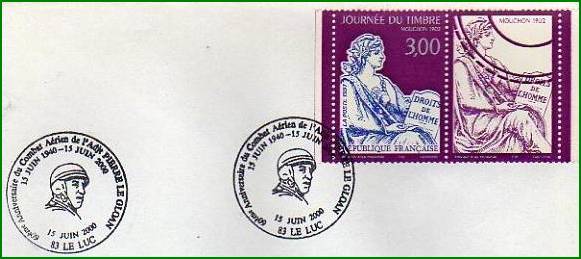 Journ�e du timbre au Luc - 15 juin 2000