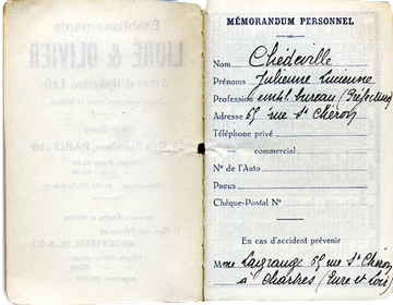 Les "petits carnets de Julienne BIBERT"