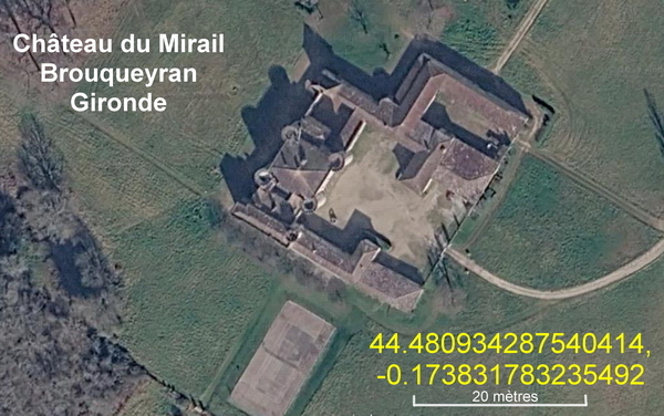 Brouqueyran (Grironde) -Ch�teau Le Mirail
