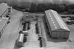 Mine de Mairy 032.jpg: Mine de Mairy - Hangar à matériel - 1973