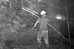Mine de Mairy 1980_11_28 07.jpg: Mine de Mairy - Dernier tir de Hanf Harry 