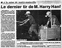 Mine de Mairy 1980_12_04 01.jpg: Document - Mine de Mairy - Dernier tir - Hanf Harry
