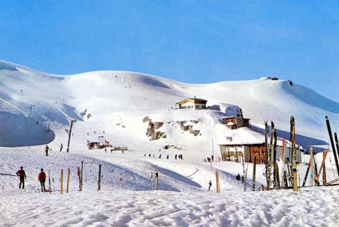 Carte postale - La Pierre Saint-Martin en hiver - 1967